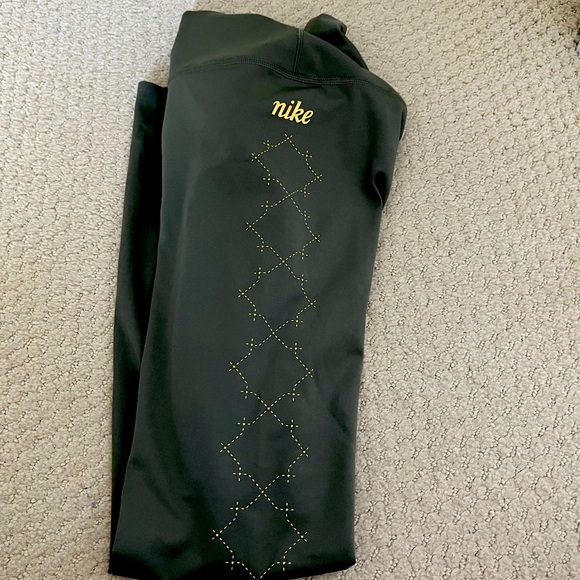 Green Nike Joggers - Picture 1 of 3